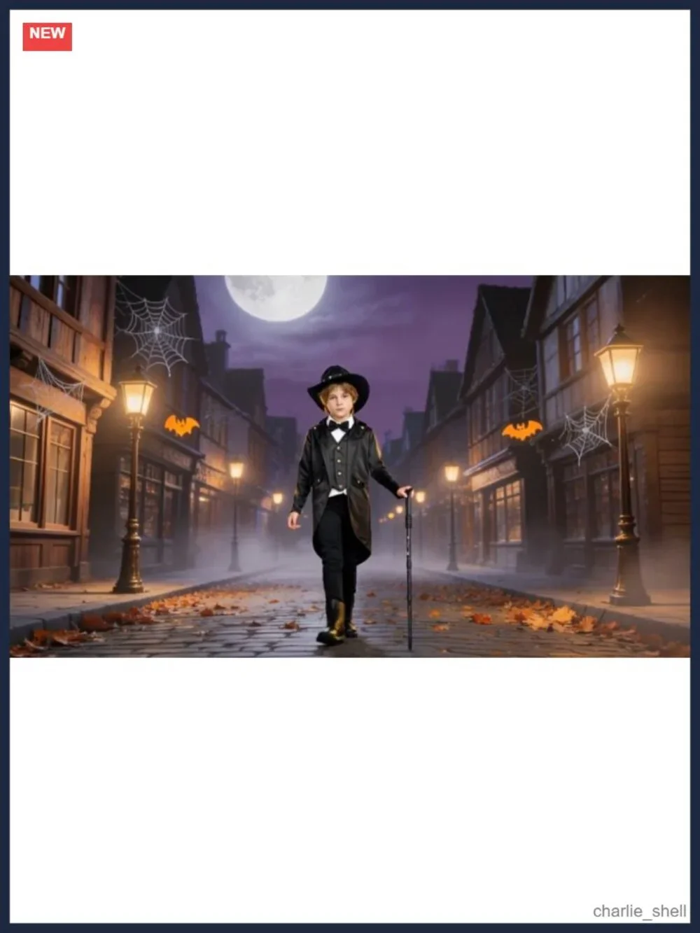 Boys Steampunk Tailcoat Halloween Costume Victorian Jacket